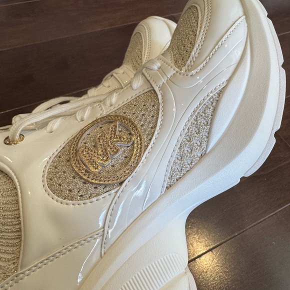 Michael Kors Beige and Cream Women's Sneakers - Picture 5 of 9